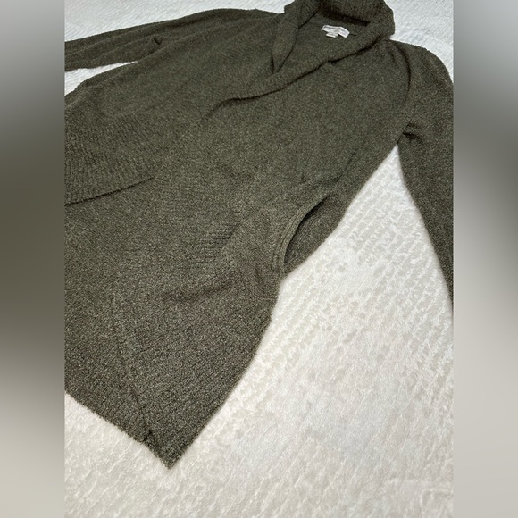 Barefoot Dreams Green Cozy Chic Lite Circle Cardigan/ Sweater Oversized Small - Picture 6 of 12